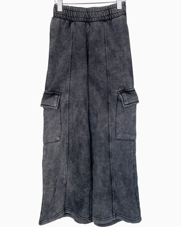 מכנסי טרנינג בגזרה רחבה לילדות ZARA