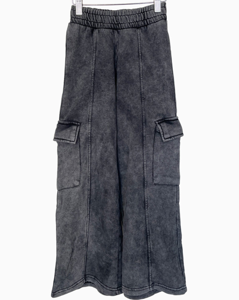 מכנסי טרנינג בגזרה רחבה לילדות ZARA