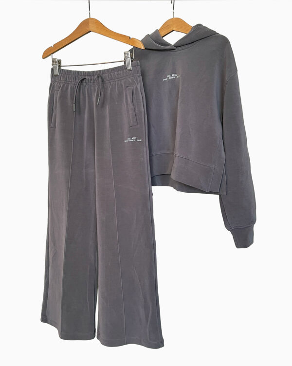 חליפת טרנינג אפורה ZARA לילדות