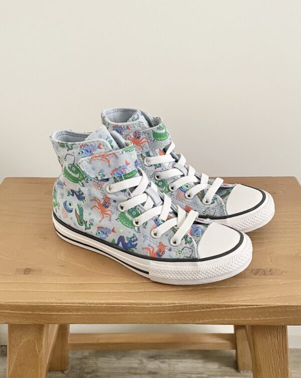 אולסטאר גבוהות תכלת מפלצות לילדים Converse