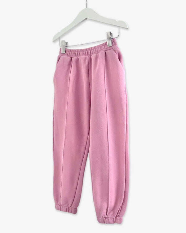 מכנסי טרנינג ורוד עתיק לילדות ZARA