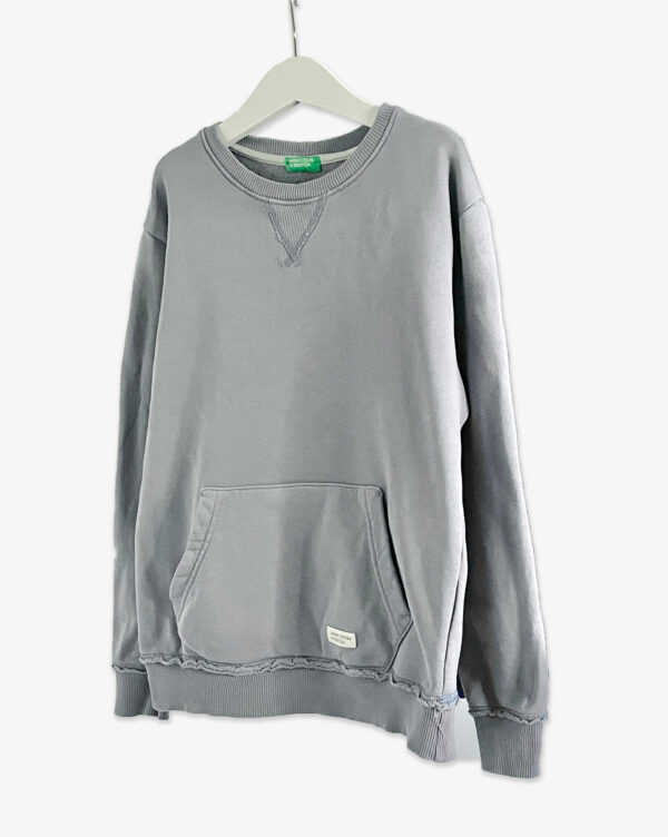 סווטשירט אפור לילדים Benetton