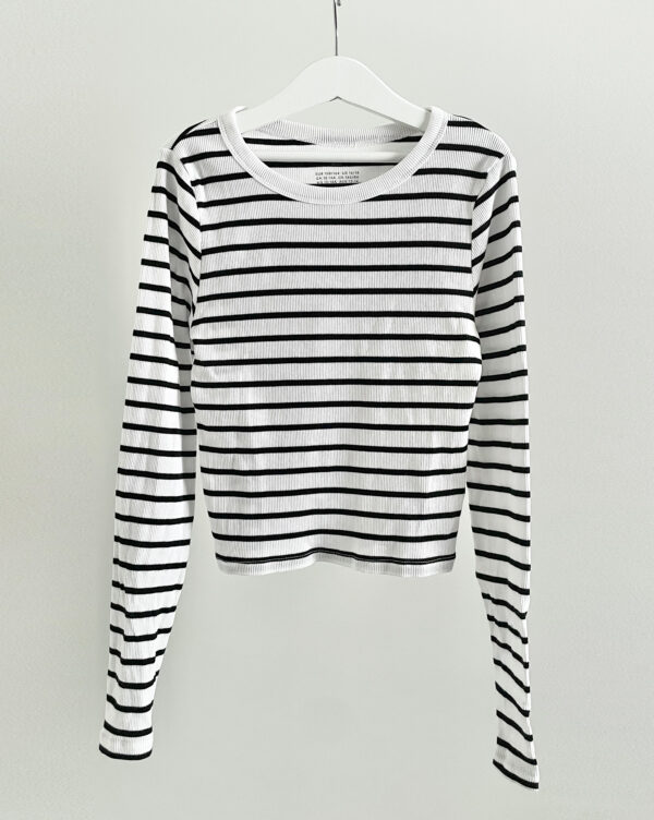 חולצת ריב פסים לילדות H&M