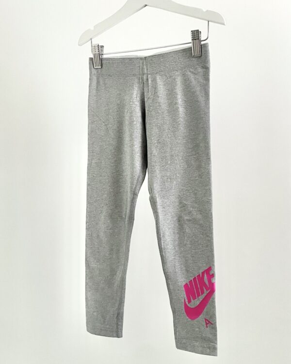 טייץ מותג אפור מלאנג' לילדות Nike