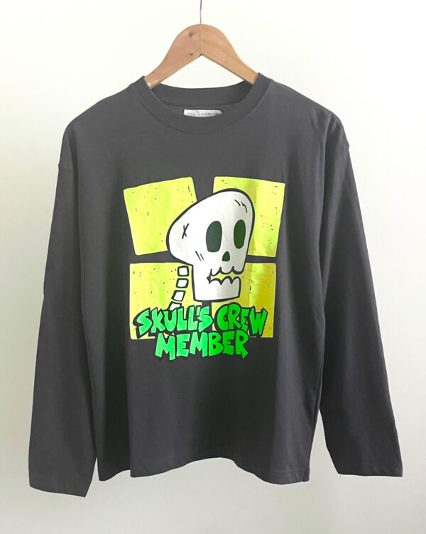 חולצה ארוכה Skull Crew לילדים של ZARA