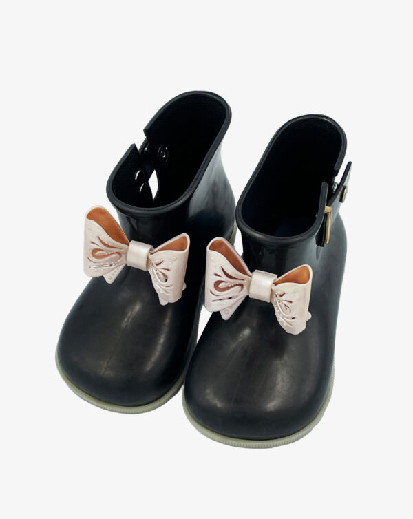 מגפי גומי עם פפיון לילדות mini melissa