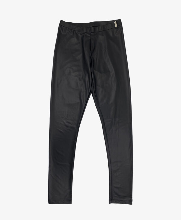 טייץ ארוך שחור מבריק לילדות ZARA