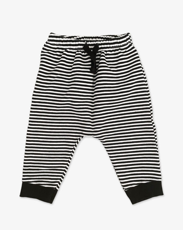 טרנינג פסים שחור לבן לתינוקות OLD NAVY