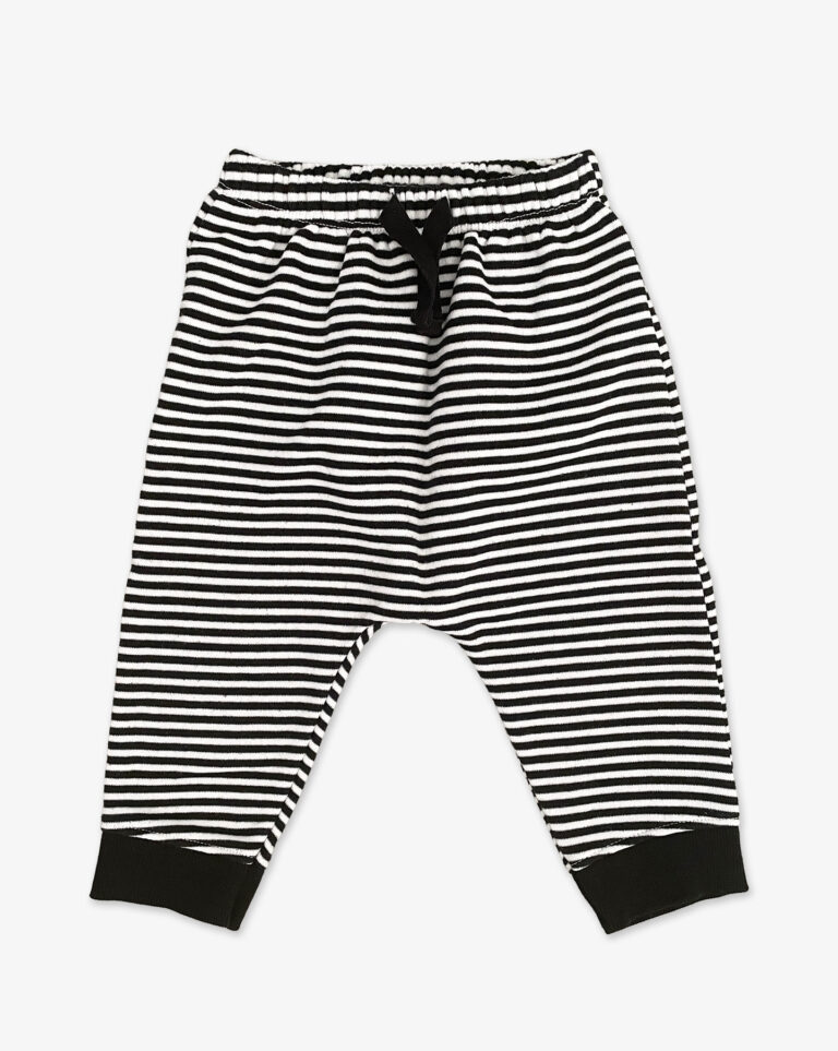 טרנינג פסים שחור לבן לתינוקות OLD NAVY