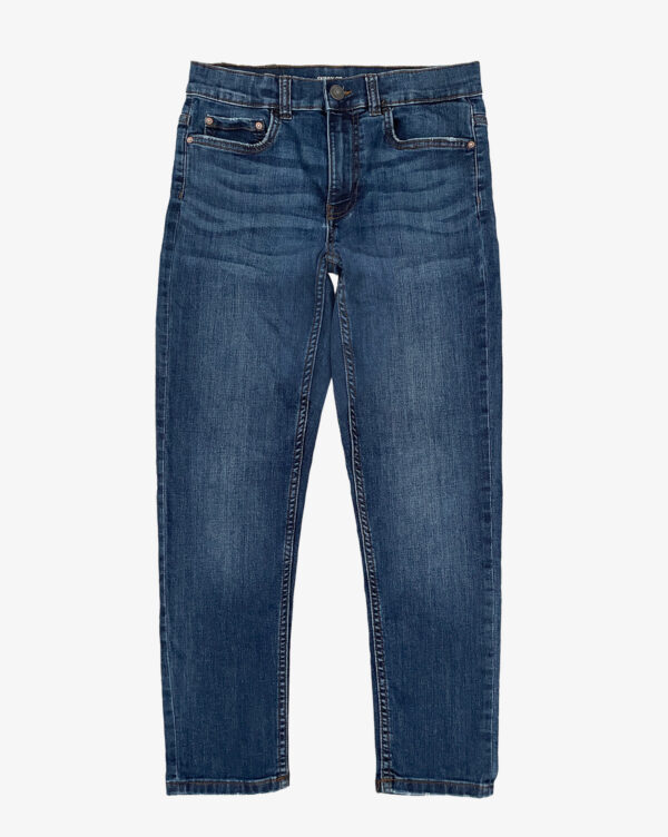 ג'ינס כהה בגזרה צרה ילדים ZARA