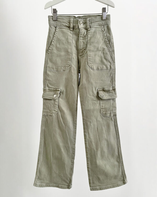 מכנסי ג'ינס דגמ"ח ירוק לילדות ZARA