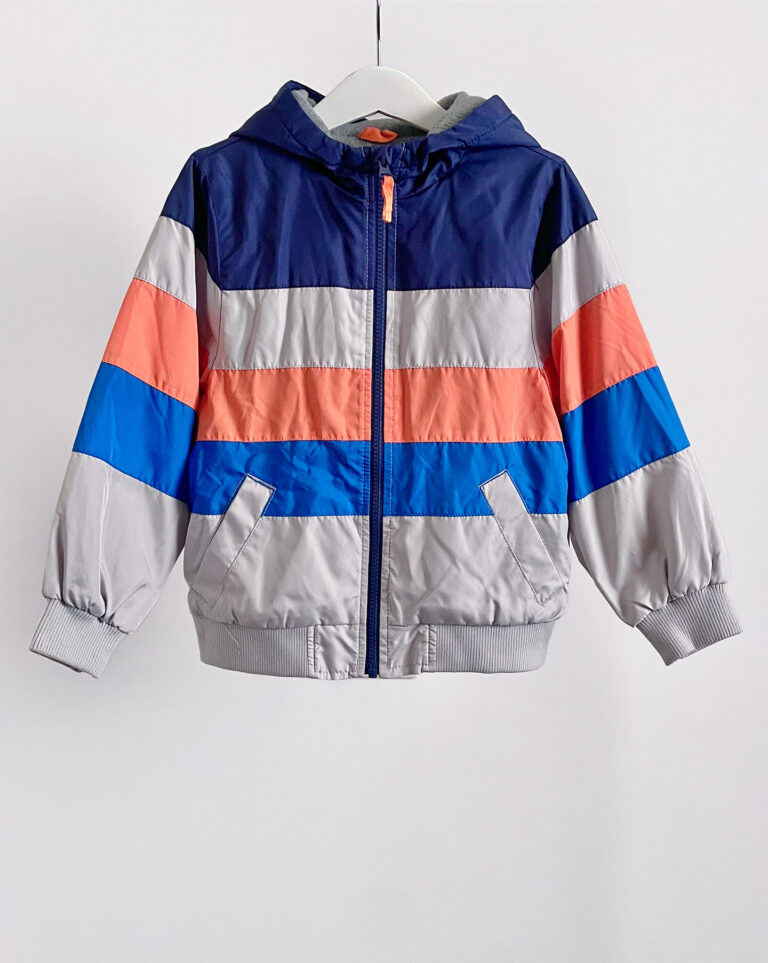 מעיל פסים צבעוני לילדים OshKosh B'gosh