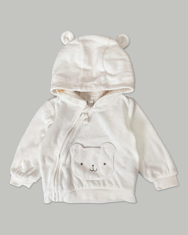 קפוצ'ון קטיפה דובי לתינוקות H&M