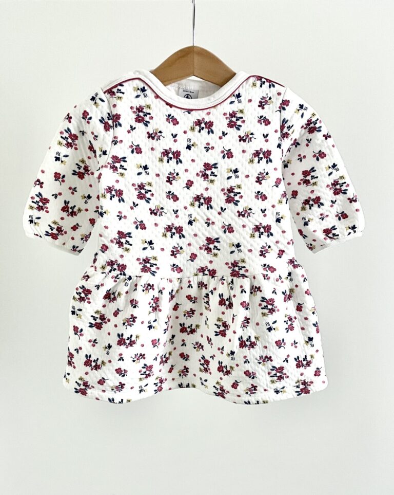 שמלה פרחונית לתינוקות Petit Bateau