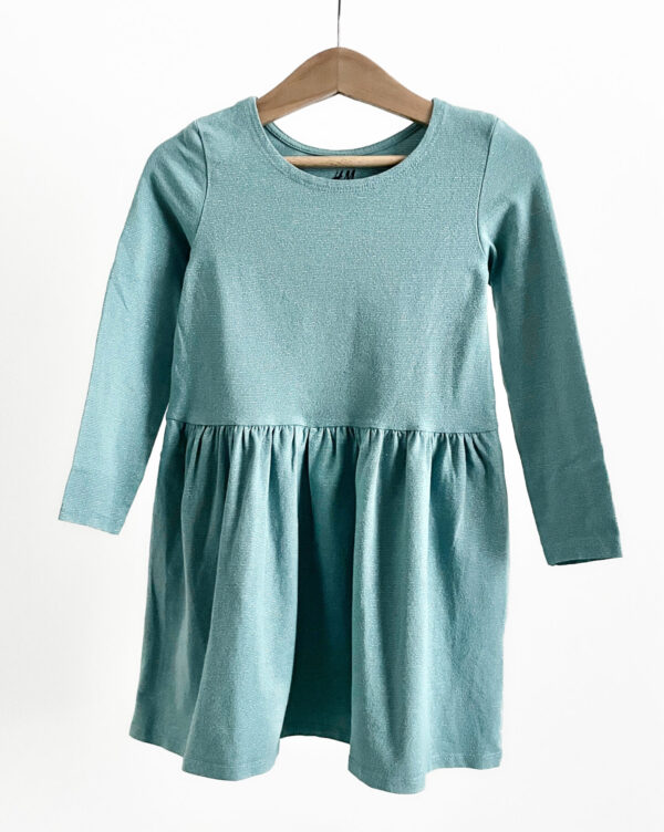 שמלת ג'רסי ארוכה עם נצנצים לילדות H&M