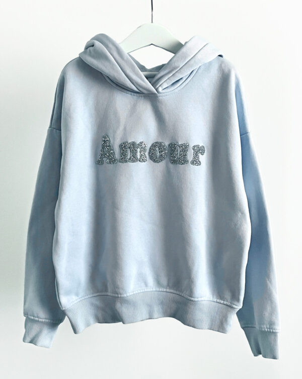 קפוצ'ון תכלת Amour לילדות H&M