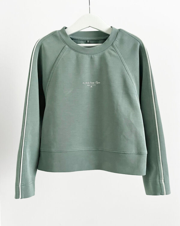 סווטשירט קרופ דק ונעים לילדות ZARA