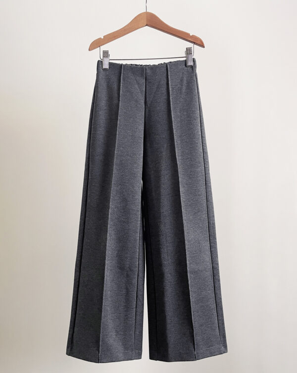 מכנסיים WIDE LEG אפור כהה לילדות ZARA