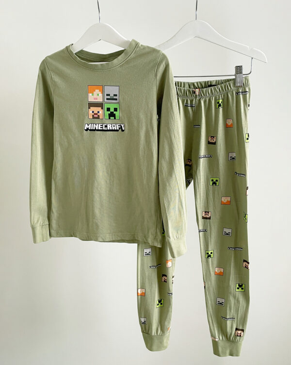 פיג'מה ארוכה דקה Minecraft לילדים H&M