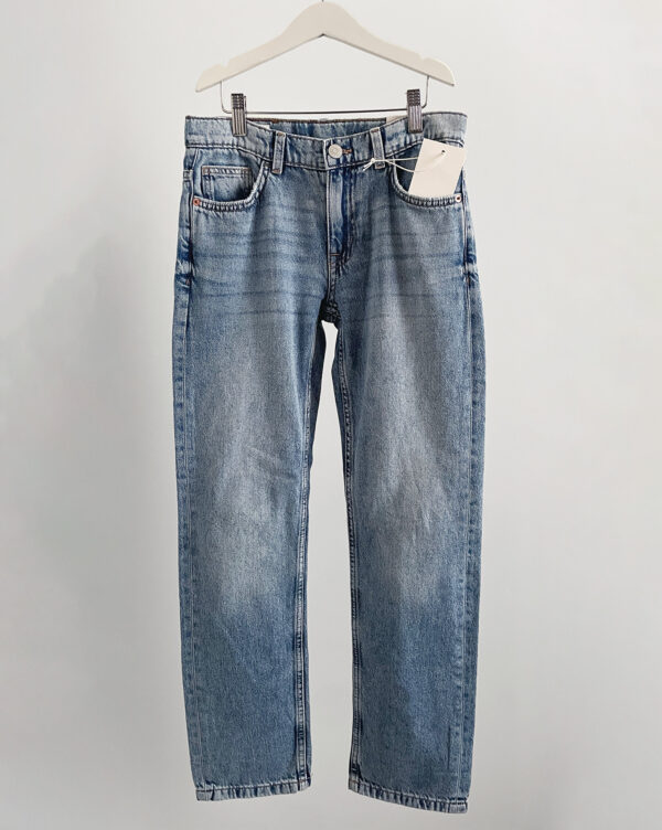 ג'ינס כחול גזרה ישרה לילדים ZARA