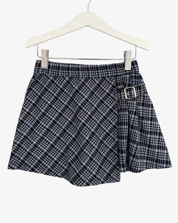 חצאית מכנס משבצות לילדות ZARA