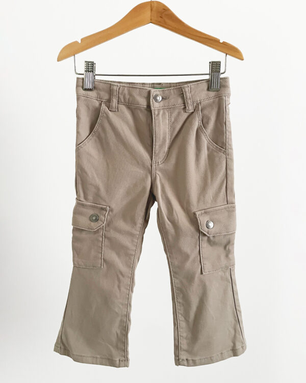 מכנסיים ארוכים בז' לילדות Benetton