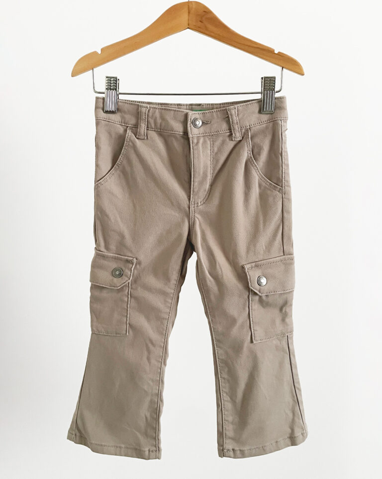 מכנסיים ארוכים בז' לילדות Benetton