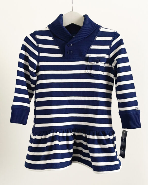 שמלת פסים לילדות Ralph Lauren